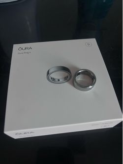 Oura ring gen 4 size 9 silver
