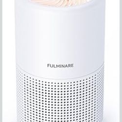 New Air Purifiers for Bedroom, FULMINARE H13 True HEPA Air Filter, Quiet Air Cleaner With Night Light, Portable Small Air Purifier for Home, Office, L