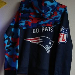 NFL 3D PATRIOTS 🏈 Hoody  Unisex