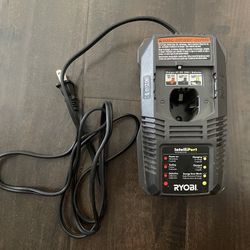 RYOBI Charger Port Intelliport Technology, Fast Charger P118 Class 2 Battery Charger Drill Gun Charger