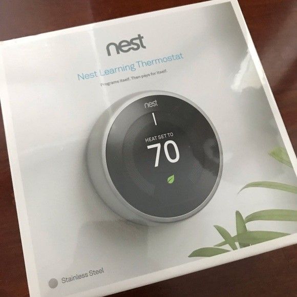 Nest Learning Thermostat 3rd Gen (Stainless Steel)