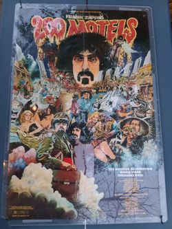 1971 theatrical release poster for Frank Zappa’s 200 Motels