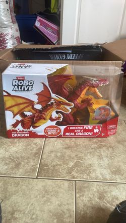 Robo Alive Fire Breathing Dragon Toy
