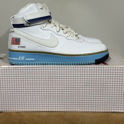 Rare Nike Air Force 1 Bday QS High White USA Presidential 🇺🇸 Mens Size US 10