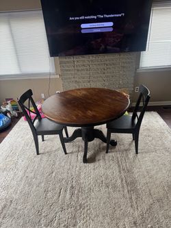 Solid wood kitchen table