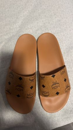 Brown Mcm Slides