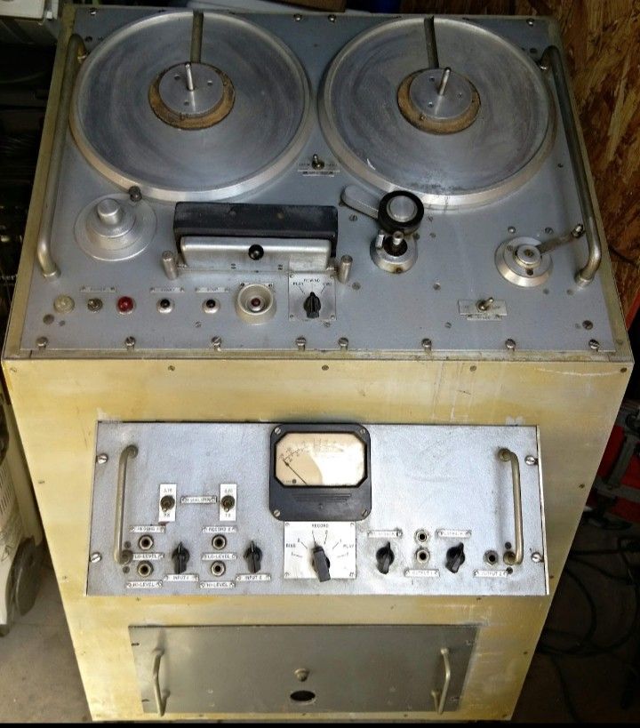 Rare Historic Ampex 300 Pro Studio Reel Tape Recorder 
