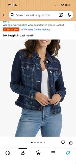 Wrangler Jean jacket tags on