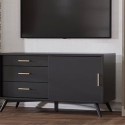 50”Black TV Stand ，$150