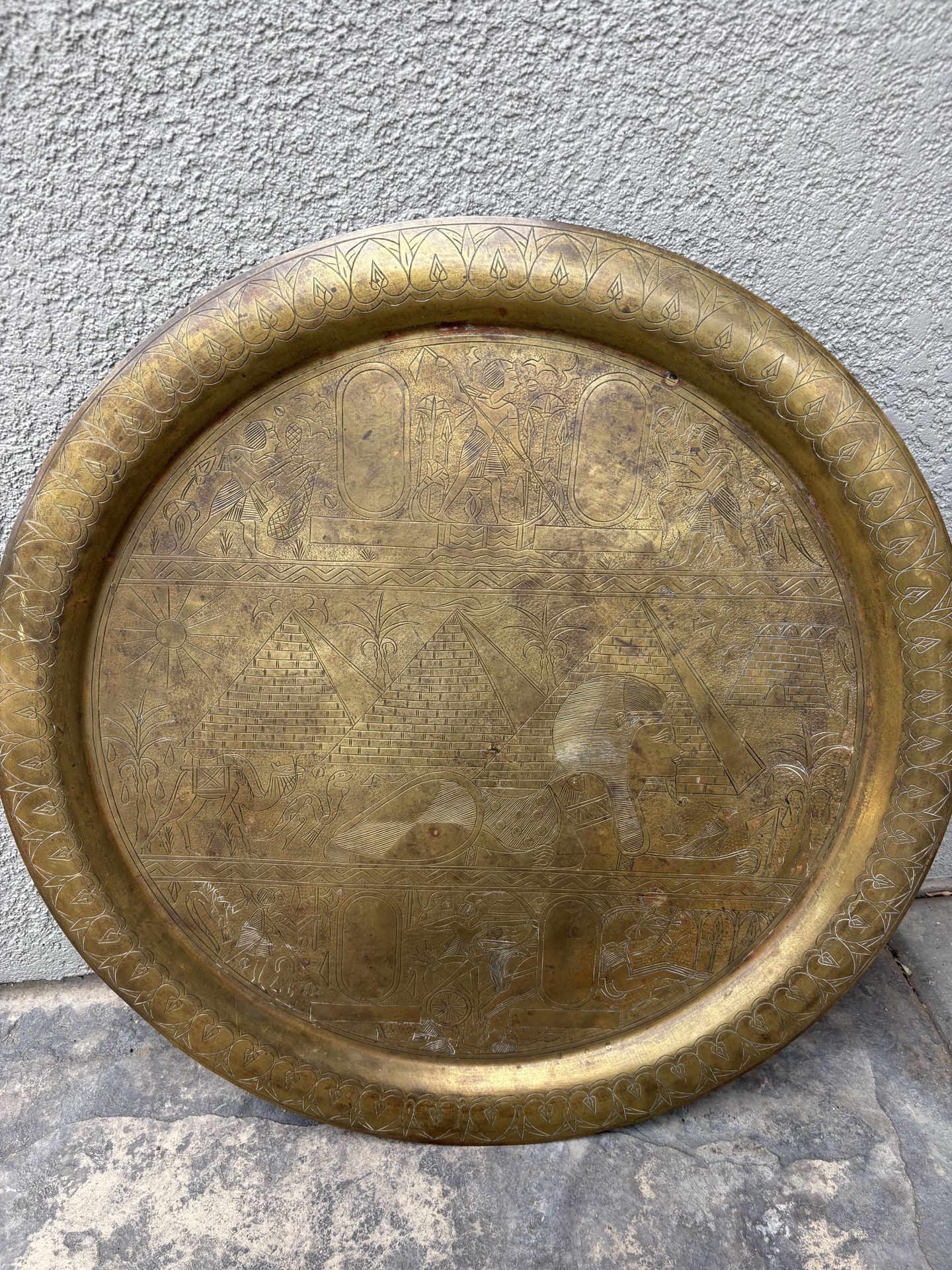 Brass Egyptian frame