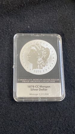 1878-CC Morgan silver dollar ( copy collectible )