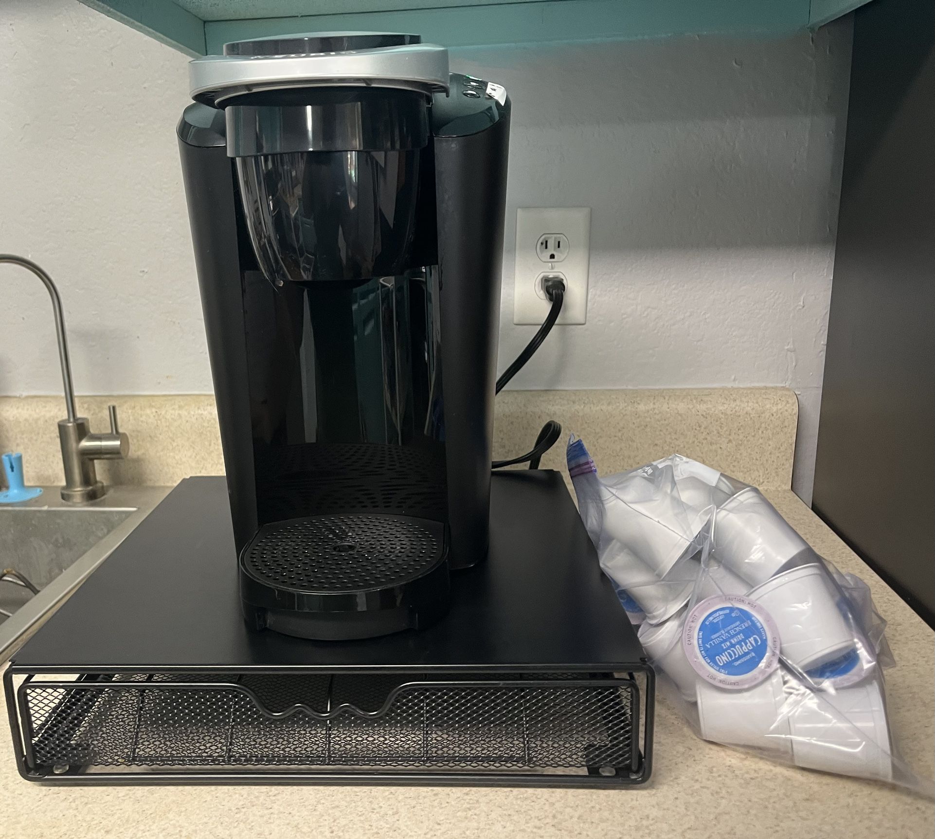 Keurig, Coffee Maker And Pod Storage