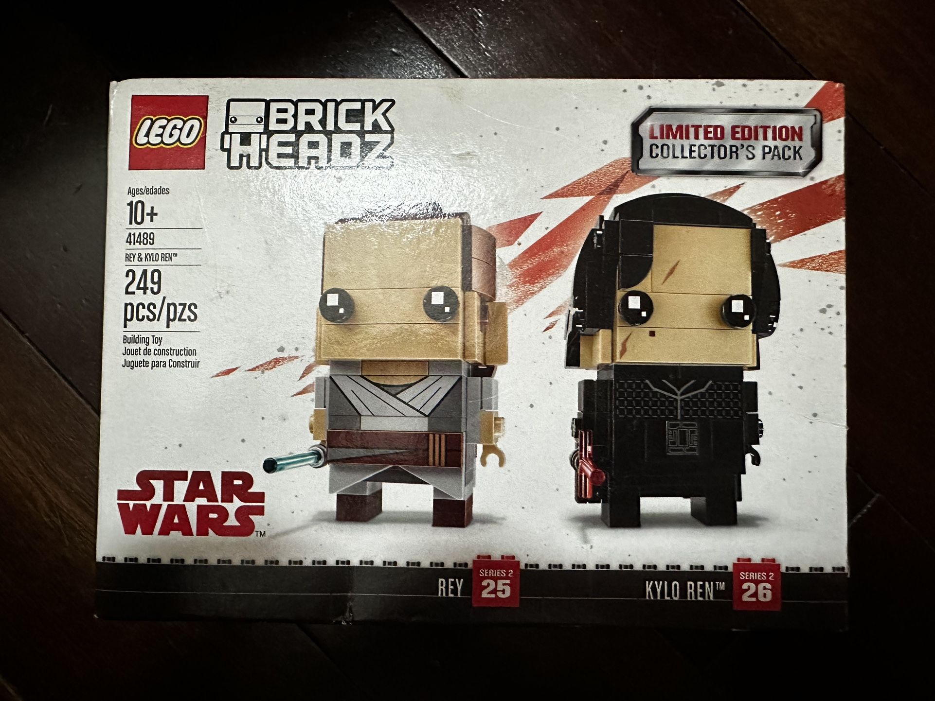 Lego Brick Headz Rey And Kylo Ren Limited Edition Collectors Pack