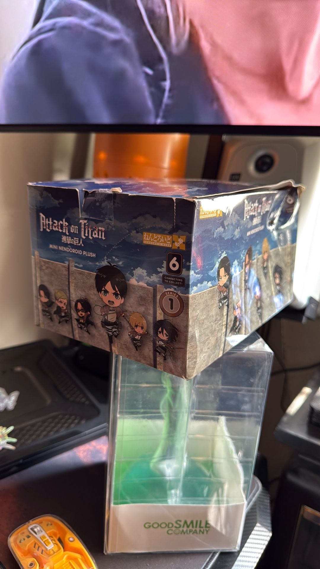 Attack On Titan Mini Nenoroid Plush Box Sealed Box Of 12