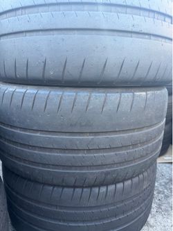 (4) 255/35ZR20 SET OF USED TIRES MICHELIN CUP2 60% LIFE !!