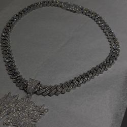 moissanite cuban 14mm 