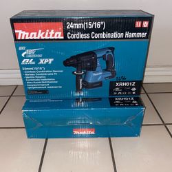 Makita 18V LXT Lithium-Ion 1 in. Brushless Cordless SDS-Plus Concrete/Masonry Rotary Hammer Drill