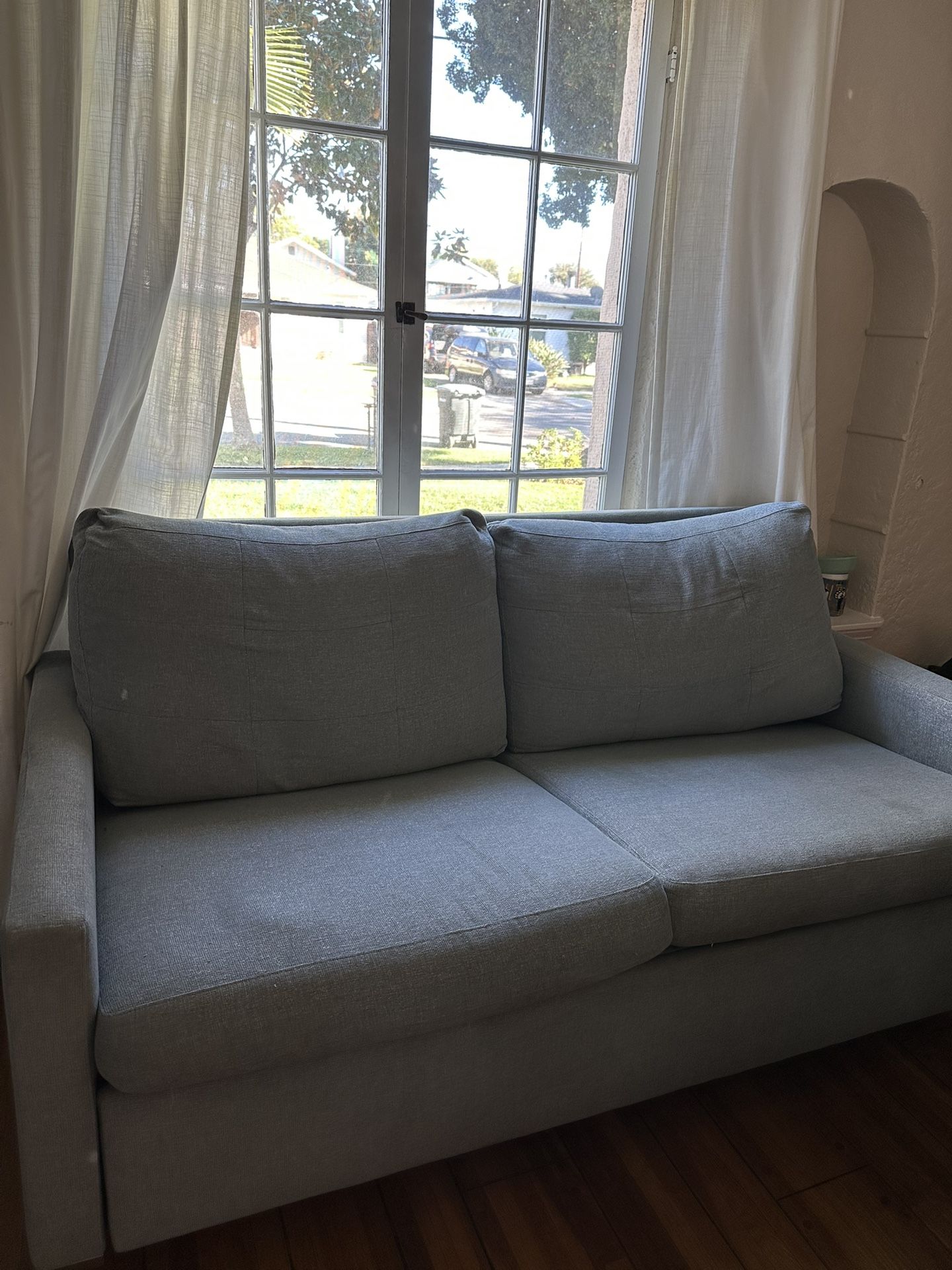 Crate & Barrel sofa bed 