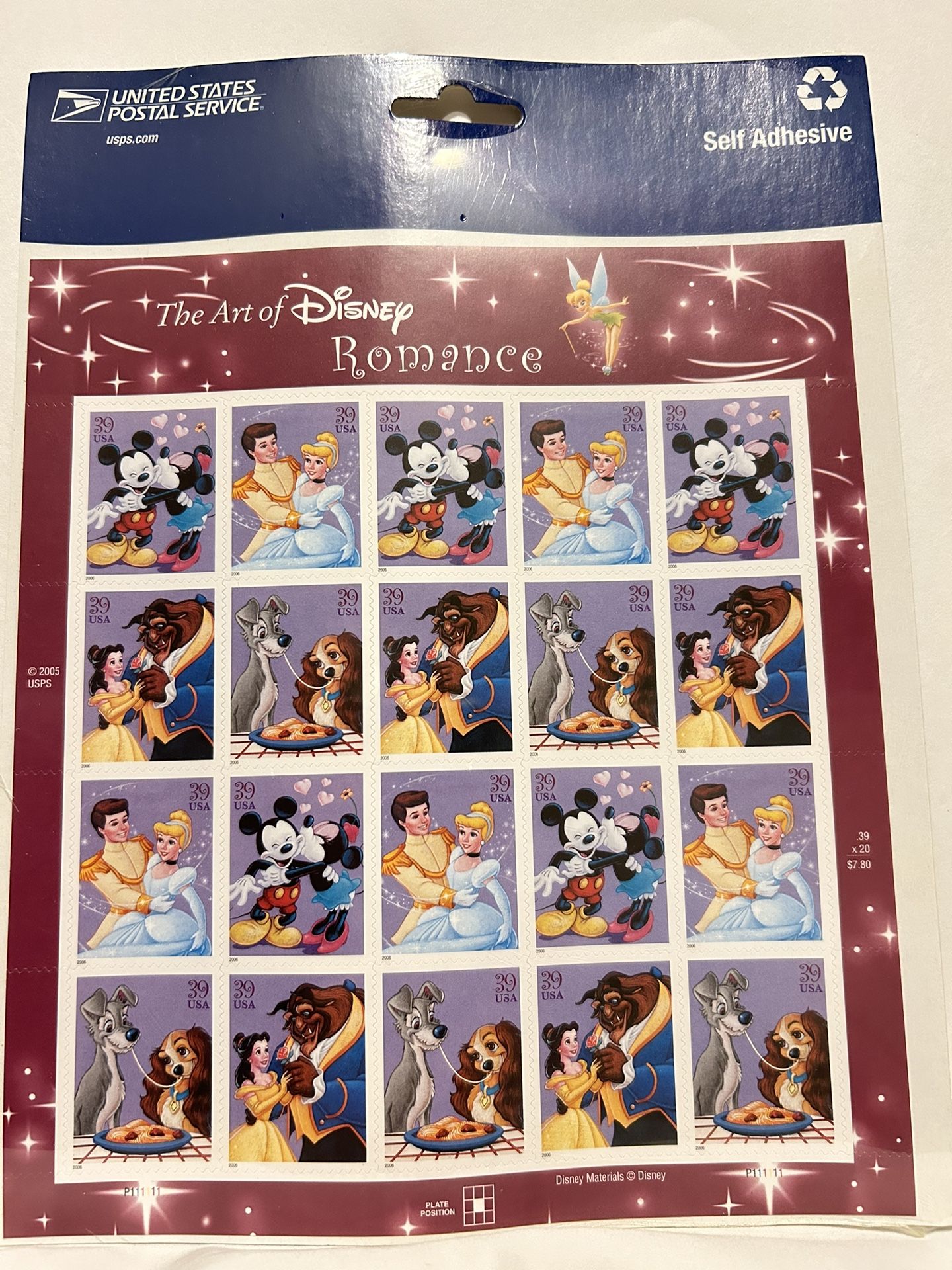 Disney Romance Stamp Collection