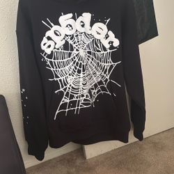 Black And White Sp5der Hoodie