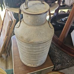 Metal Milk Jug