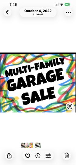 Multi family garage sale