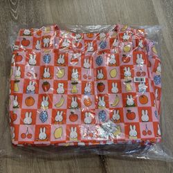 baggu small cloud carry on bag miffy checkered fruit new