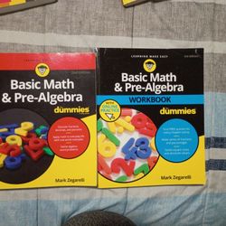 Basic Math & Pre Algebra For Dummies/ Plus Workbook