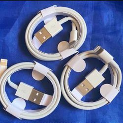 Lot Of 3X OEM  Lightning Sync & Charger Cable - for iPhone 5 6 7 8 X11 12 13  iPad & iPOD