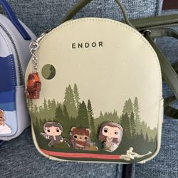 Loungefly $40 Star Wars Endor With Pins And Pop Characterd backpack