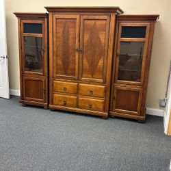 Solid Wood TV Entertainment center
