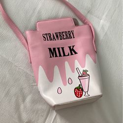 Strawberry Milk Purse