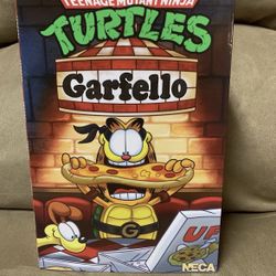 Neca Teenage Mutant Ninja Turtles Comics x Garfield “Garfello” Action Figures