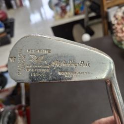 Rare Antique Kro-Flite "Sweetspot" Iron Manufactured By A.G. Spalding & Bros Between 1(contact info removed) Steel Shaft W/Pyratone Coating- Cushion N