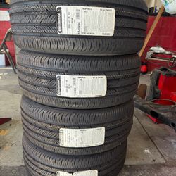 235/45/19 CONTINENTAL PRO CONTACT (4 TIRES SEMI NEW 95% TREND LIFE INSTALLATION AND BALANCING🏁)