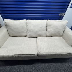3 Seat Beige Couch 