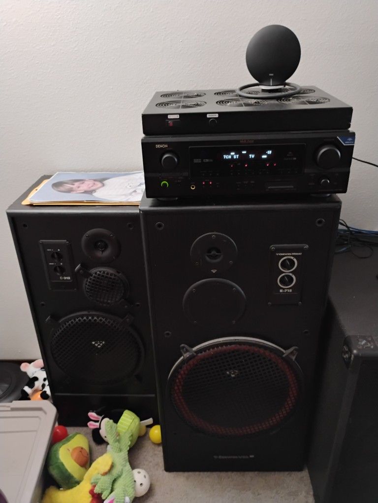 Denon Reciever, Equalizer,CD Player