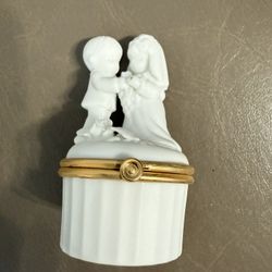 Precious Moments Wedding Ring Trinket