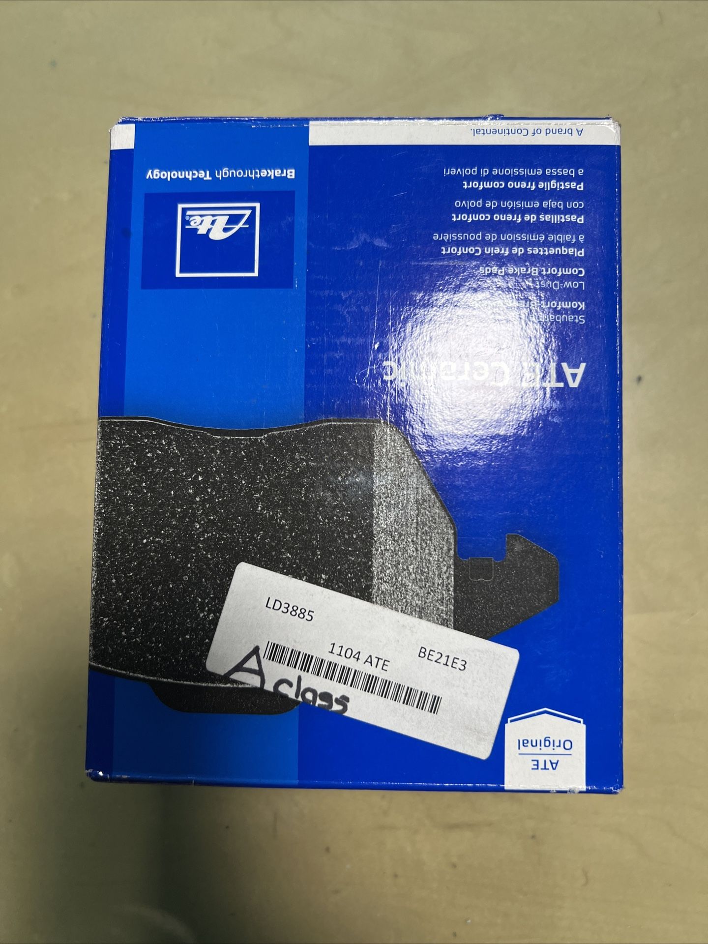 ATE Disc Brake Pad Set For MERCEDES A-Class Saloon W177 W247 18- 000(contact info removed)