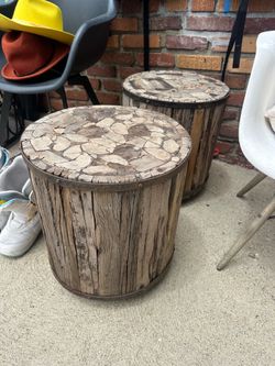 Wood Stump tables