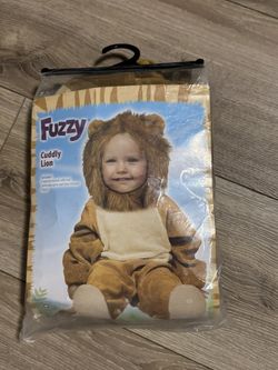 Fuzzy Cuddly Lion Costume