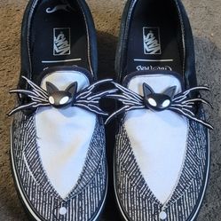 Van Nightmare Before Christmas Jack Skellington Slip Ons 