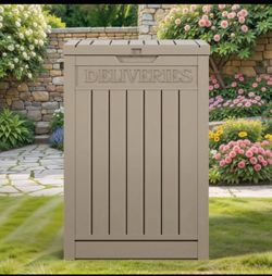 large outdoor package-delivery/ storage box, model KD093A. Sealed in the box