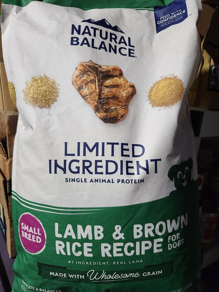 Natural Balance Unopened Dog Food