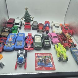 23 Toy Cars/Items - McDonalds, Hot Wheels, Matchbox, Generic Toy Cars/Vehicles