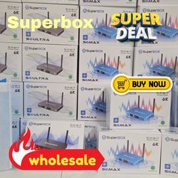  Smart Tv Box  S6  Superbox S6 Pro  wholesale reseller Android 12 Super box