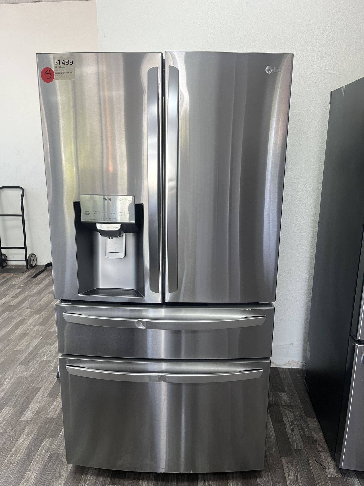 30 cu ft Cpcty 4-Dr French Door Refrigerator by LG @63% Off or $2500 Off Retail!