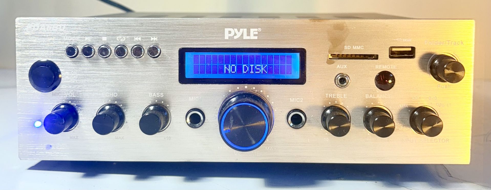 PYLE PDA6BU Bluetooth Stereo Amplifier Receiver, FM Radio