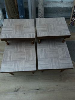 Pair of MCM tables two tier step tables