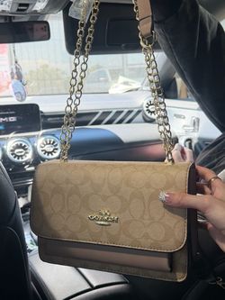 tan bag